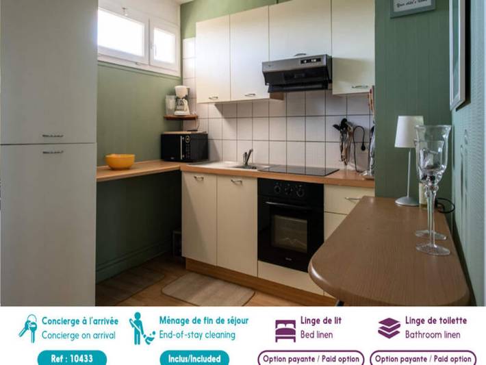 Gîte pour 6 personnes, avec balcon, adapté aux familles dans Plage de l'Ermitage - 4