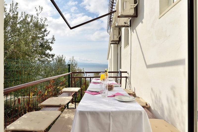 Cały apartament, Apartament w Lokva Rogoznica z Widok na morze, balkon, Klimatyzacja (4184-4) in Celina, Omiš-Riviera