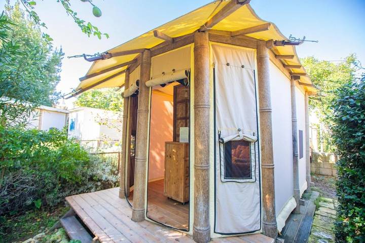 Bungalow für 3 Personen, mit Garten und Ausblick sowie Pool in Kampanien - 4