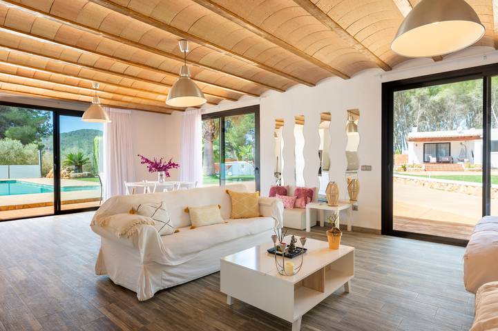 Stunning Loft "Can Maruna" with Mountain View, Wi-Fi, Garden, Terrace & Pool in Sant Joan de Labritja, North Ibiza