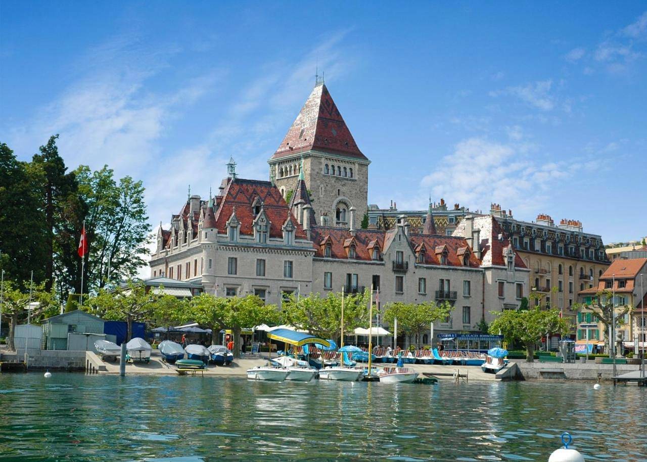 Château d'Ouchy in Lausanne, Lac Léman