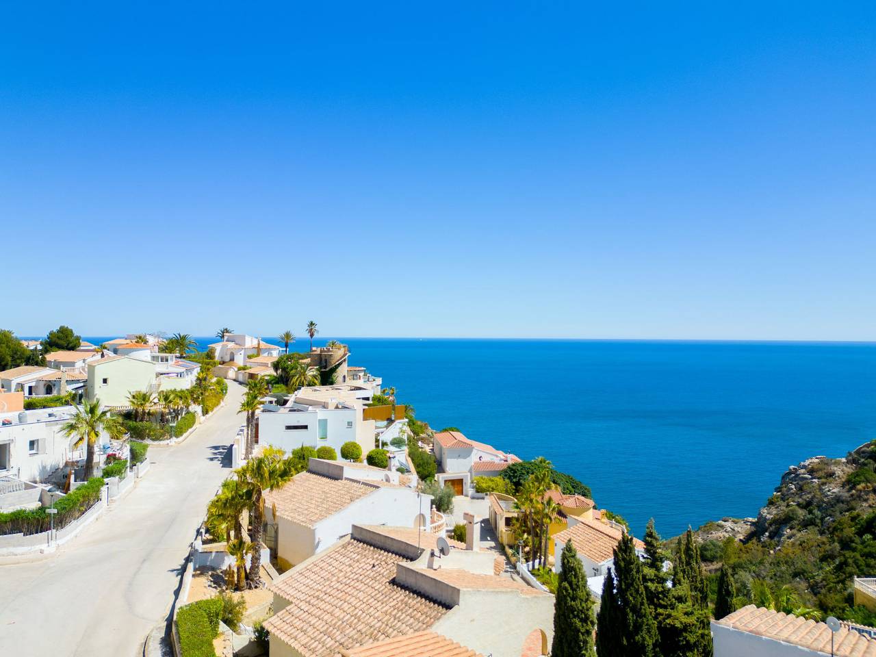 Vista Romantica in Poble Nou de Benitatxell, Costa Blanca