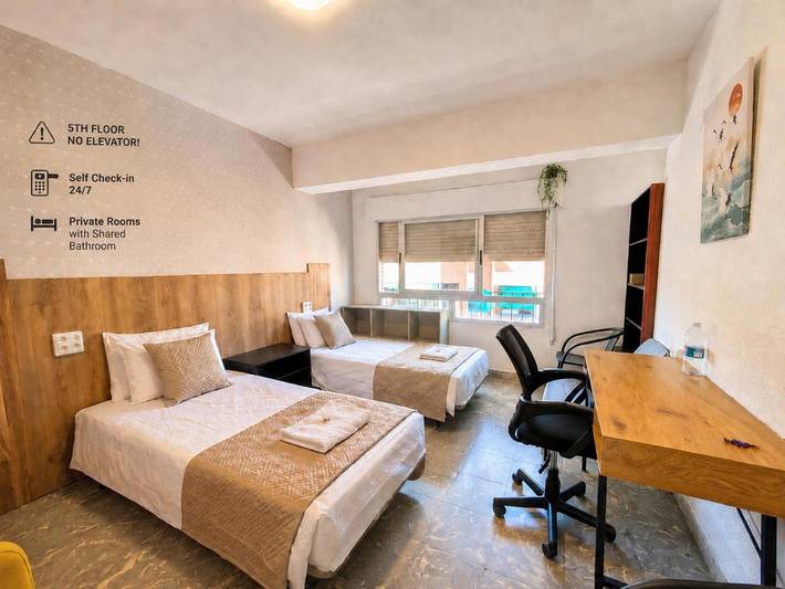 Maison d’hôte pour 2 personnes à Castellón de la Plana