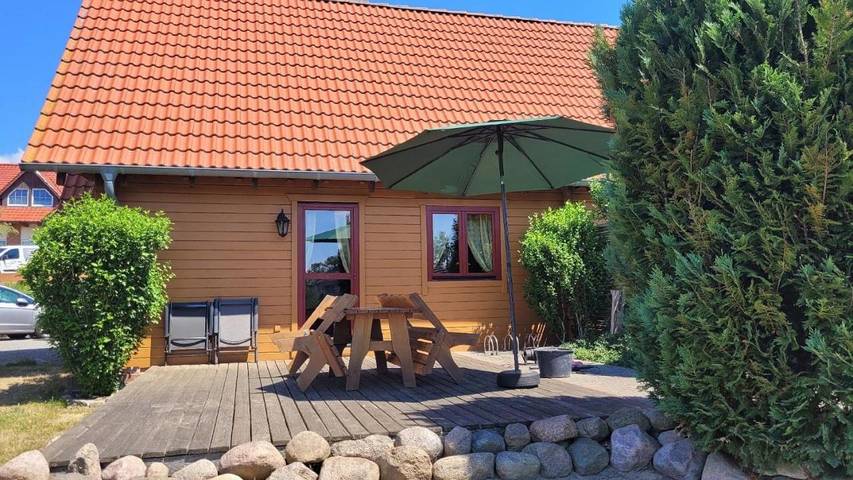 Ferienhaus für 4 Personen, mit Terrasse in Klink