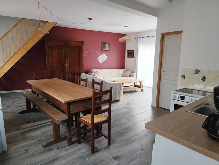 Maison de vacances pour 10 personnes, avec terrasse