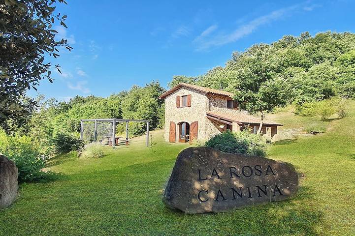 Ferienhaus für 4 Personen, mit Balkon und Garten in Roccalbegna