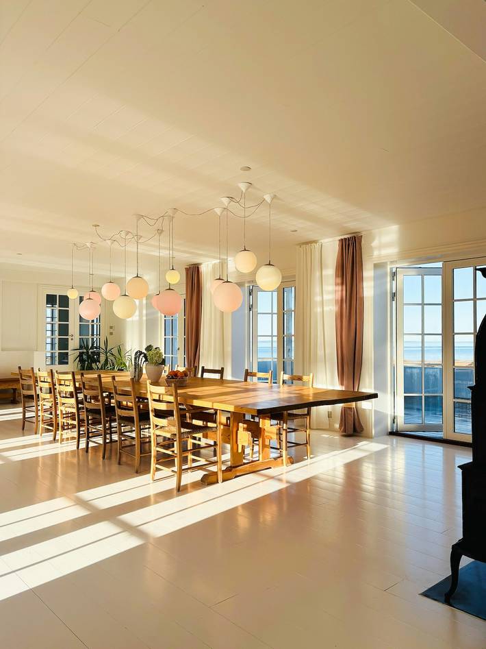 Villa mit Fjordblick am Kanal von Frederik Vii. in Løgstør, Limfjord in Nordjütland