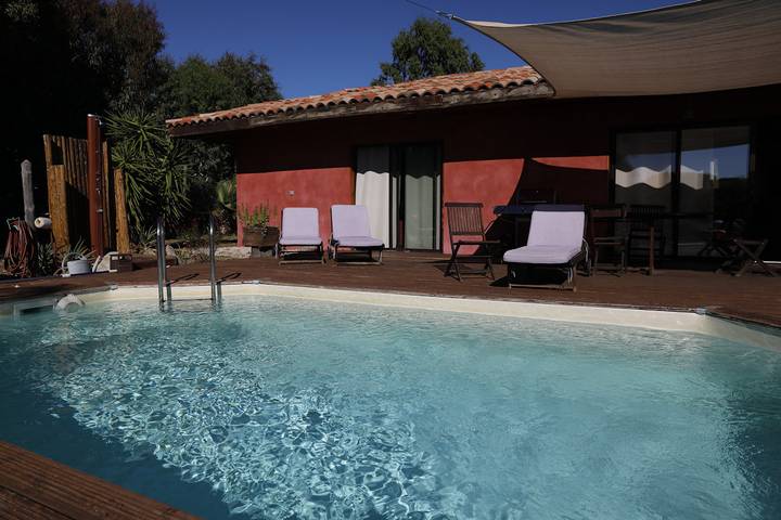 Gîte pour 4 personnes, avec jardin ainsi que piscine et terrasse à Montegrosso - 2