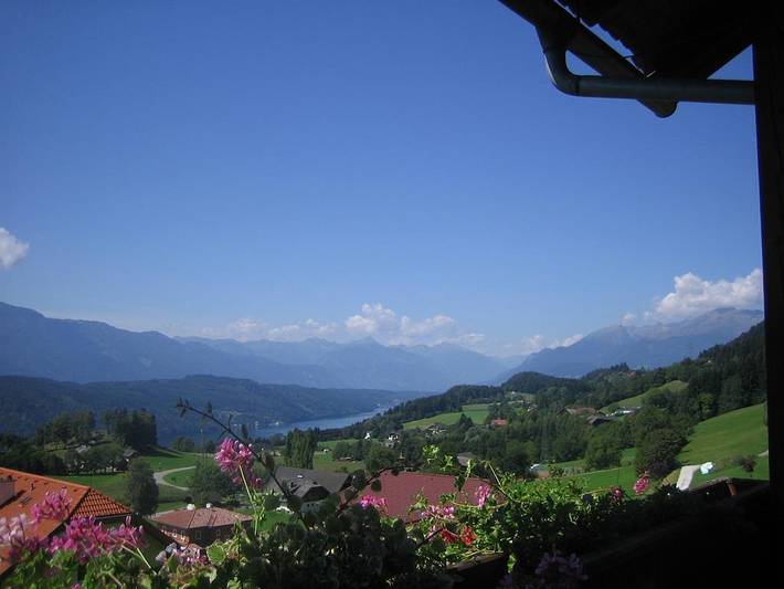 B&B für 2 Personen, mit Balkon und Ausblick sowie Seeblick und Garten, kinderfreundlich in Kärnten - 3