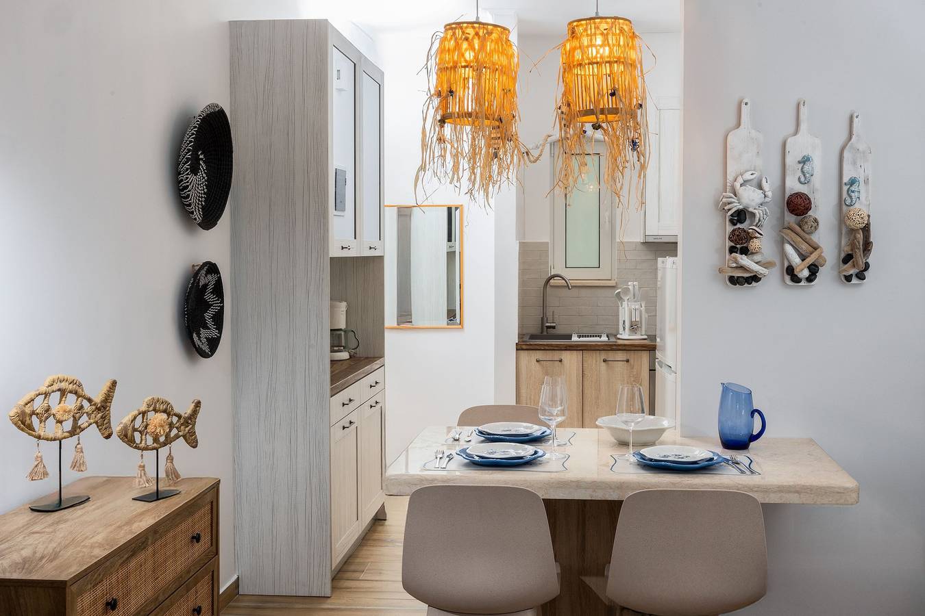 Appartement entier, Appartement de vacances pour 3 personnes avec balcon in Magnisia