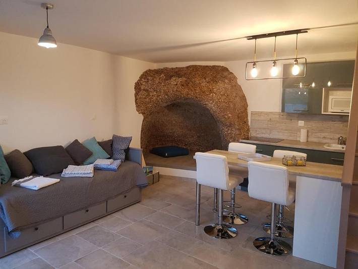 Appartement de vacances pour 4 personnes, avec terrasse ainsi que vue et vue sur le lac