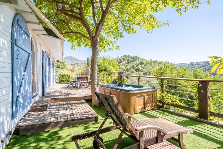 Provenzalisches Cottage mit 3 Schlafzimmern, privatem Pool & Spa, ruhig & naturnah in Colomars, Mittelmeerküste (Frankreich)