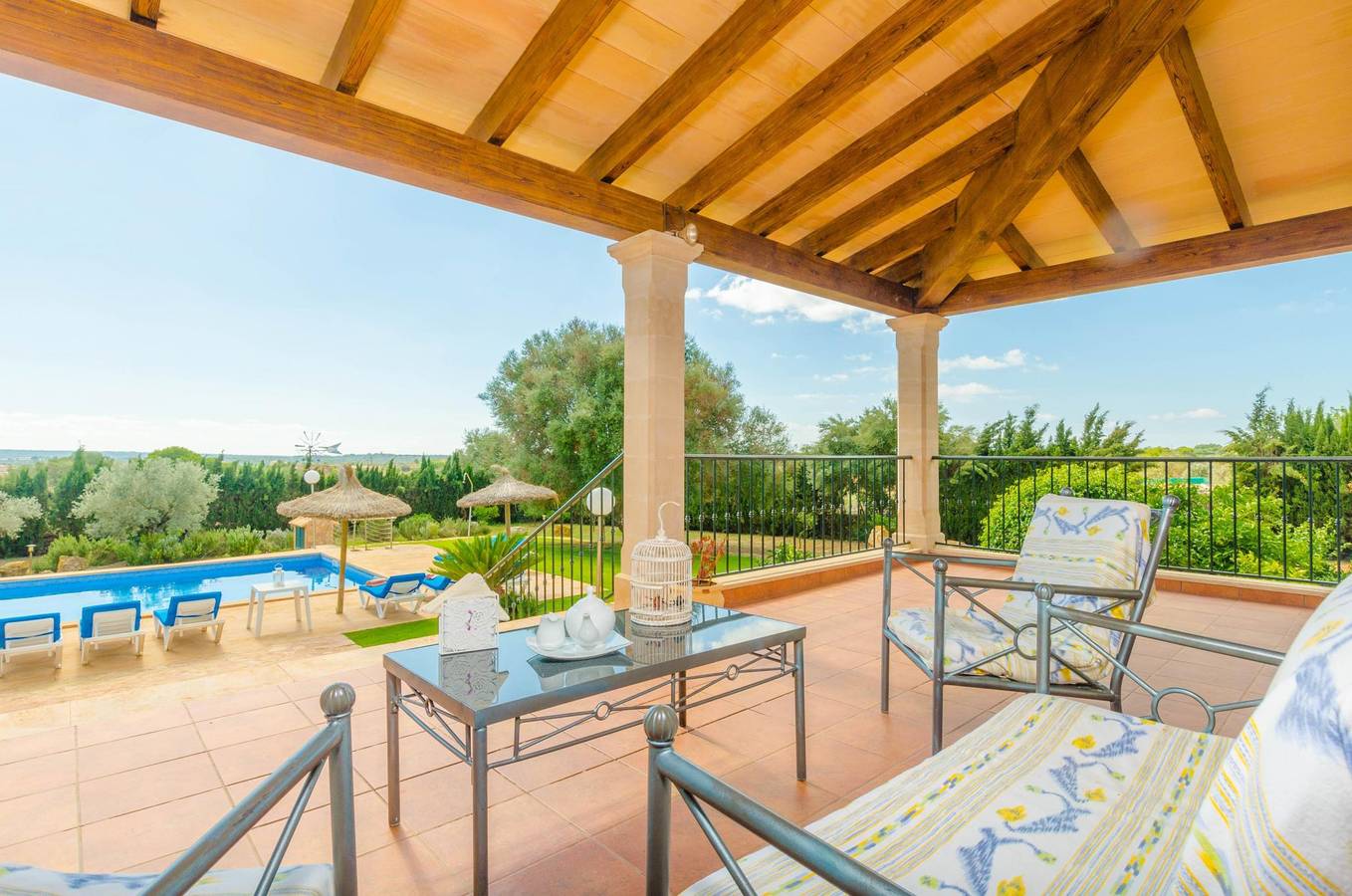 Can Bou – Villa mit Privatpool am Stadtrand von Ses Salines und nur 4 km vom Strand entfernt. Wifi gratis. in Ses Salines, Mallorca Süden