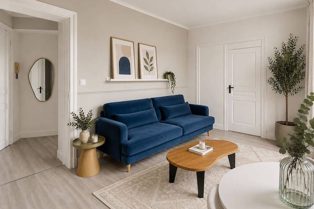 Entire apartment, 3-room apartment a 5-minute walk from La Défense, Paris in Puteaux, Hauts-de-Seine