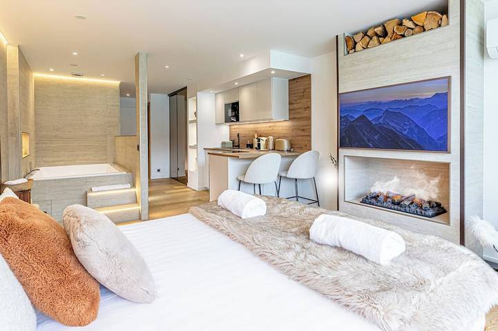Ganze Wohnung, Le Rivage Alpin - vue lac et spa in Tresserve, Chambéry und Umgebung