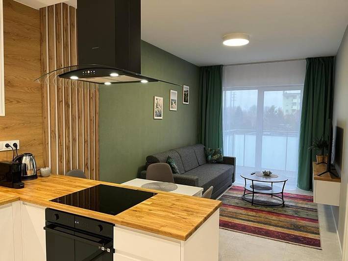 Apartament wakacyjny dla 4 osób, z balkon w Piaseczno