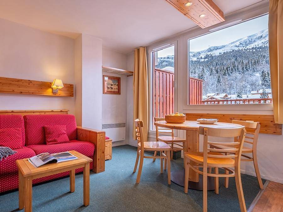 Pierre & Vacances Résidence Le Peillon - Studio 4 personen - Studio 4 personen - 1 slaapgedeelte - Uitzicht op de vallei in Méribel, Les Allues