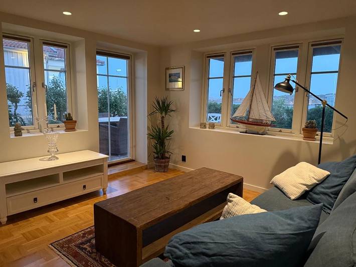 Ferienwohnung für 2 Personen, mit Terrasse und Garten sowie Ausblick