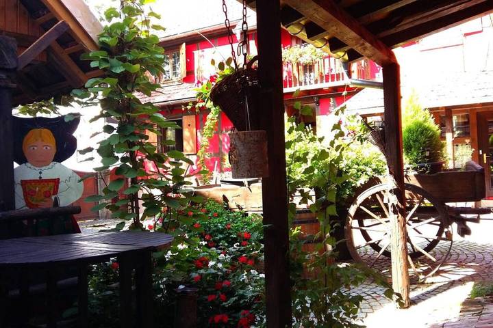 Location de vacances pour 6 personnes, avec Terrasse ainsi que Jardin et Piscine à Olwisheim