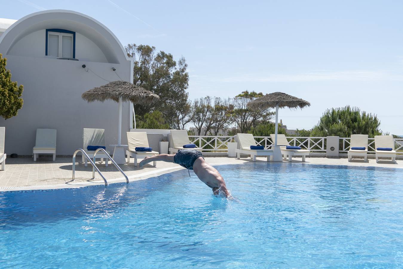 Studio dans un hôtel familial in Agios Georgios (Santorin), Santorin