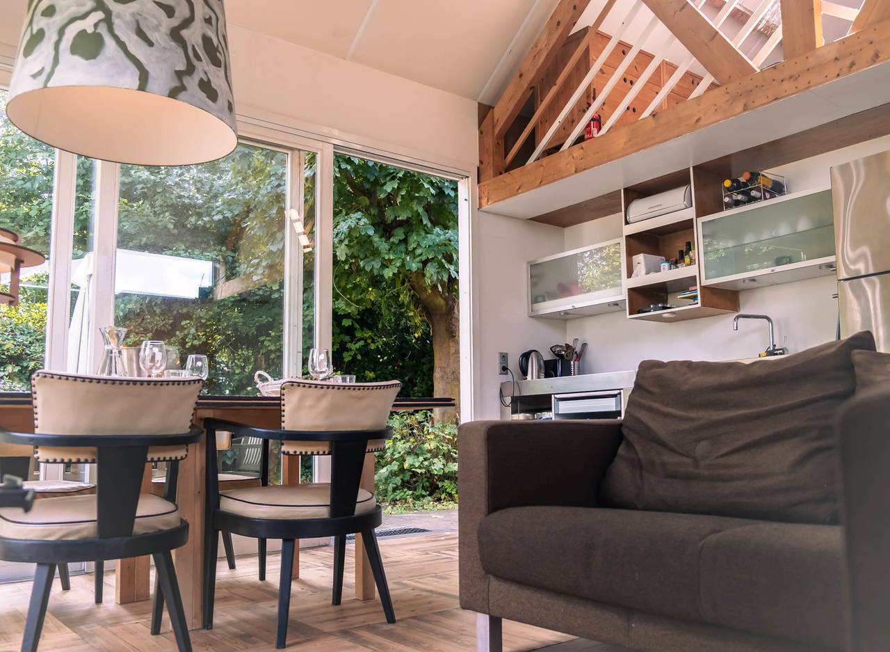 Ferienhaus für 4 Personen mit Kaminofen in Egmond-Binnen in Egmond-Binnen, Niederländische Nordsee