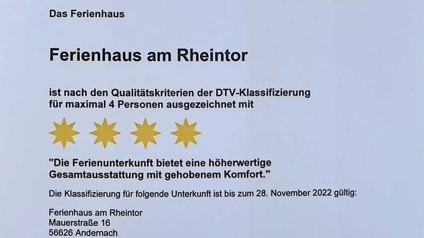 Ferienhaus für 5 Personen am Mittelrhein - 4