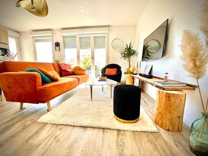 Gîte pour 4 personnes, avec balcon à Bezons