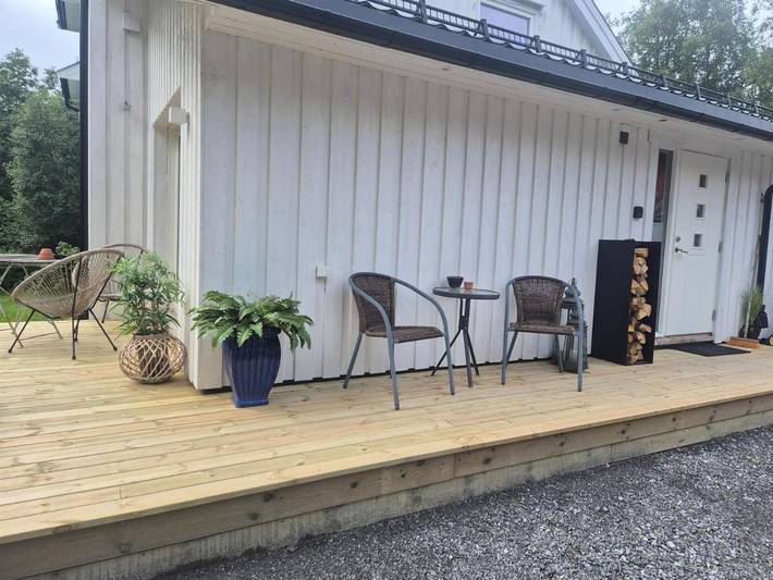 Ferienhaus für 8 Personen, mit Terrasse und Garten