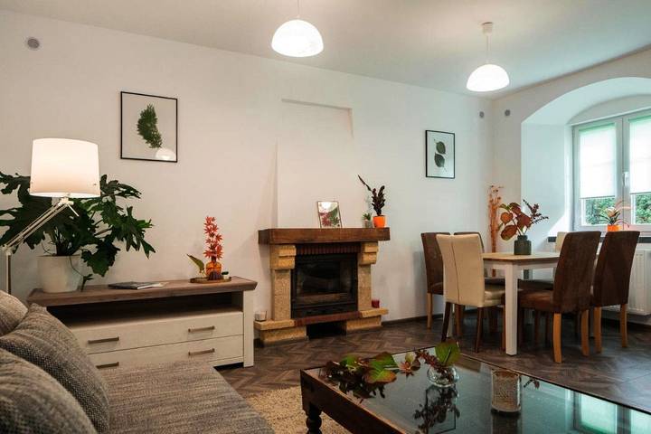 Appartement de vacances pour 6 personnes, avec jardin et vue