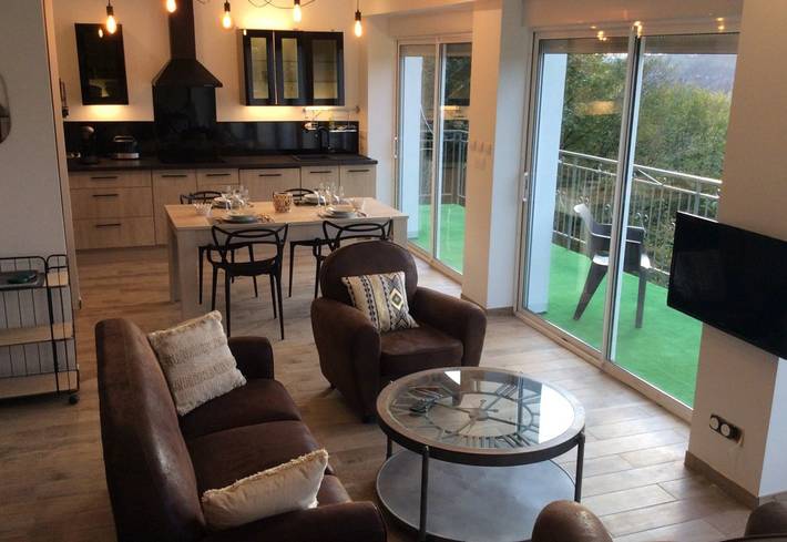 Gîte pour 4 personnes, avec balcon et jardin à Tulle