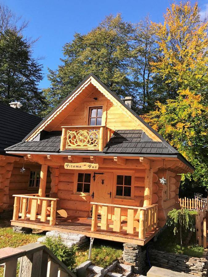 Domek letniskowy dla 7 osób, z ogród i jacuzzi w Karkonosze