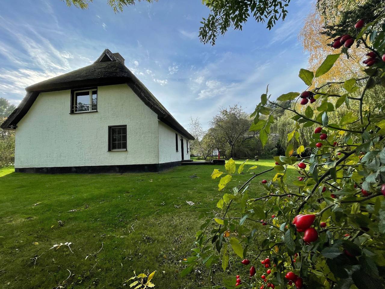 Ganze Ferienwohnung, Ferienhaus mit Reetdach - Hol in Waase, Ummanz