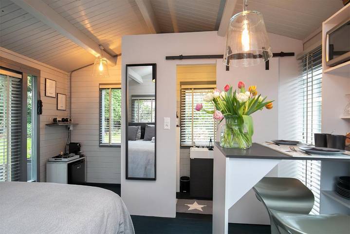Location de vacances pour 2 personnes, avec Terrasse ainsi que Jardin et Vue à Heemstede