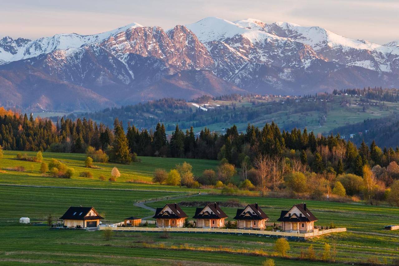 Sękata Chata góralski domek z kominkiem in Szaflary, Karpaty (Polska)