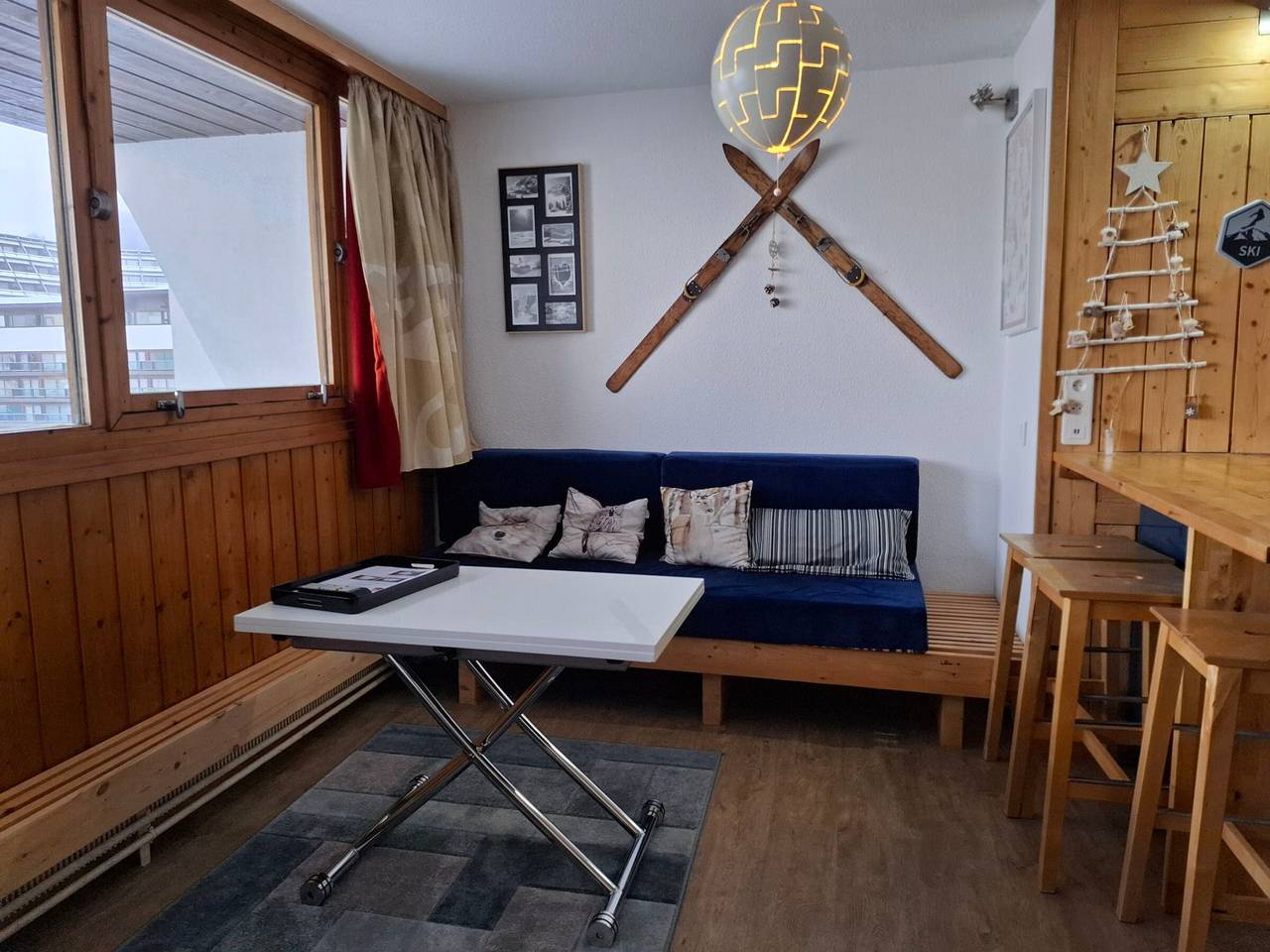 Ganzes Studio, Gemütliche 2-Zimmer-Kabine für 4 in Arc 1600, nahe Pisten in Arc 1600, Bourg-Saint-Maurice