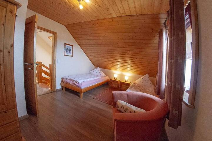 Ferienhaus für 6 Personen, mit Terrasse und Sauna sowie Garten, mit Haustier in Waltershausen - 4