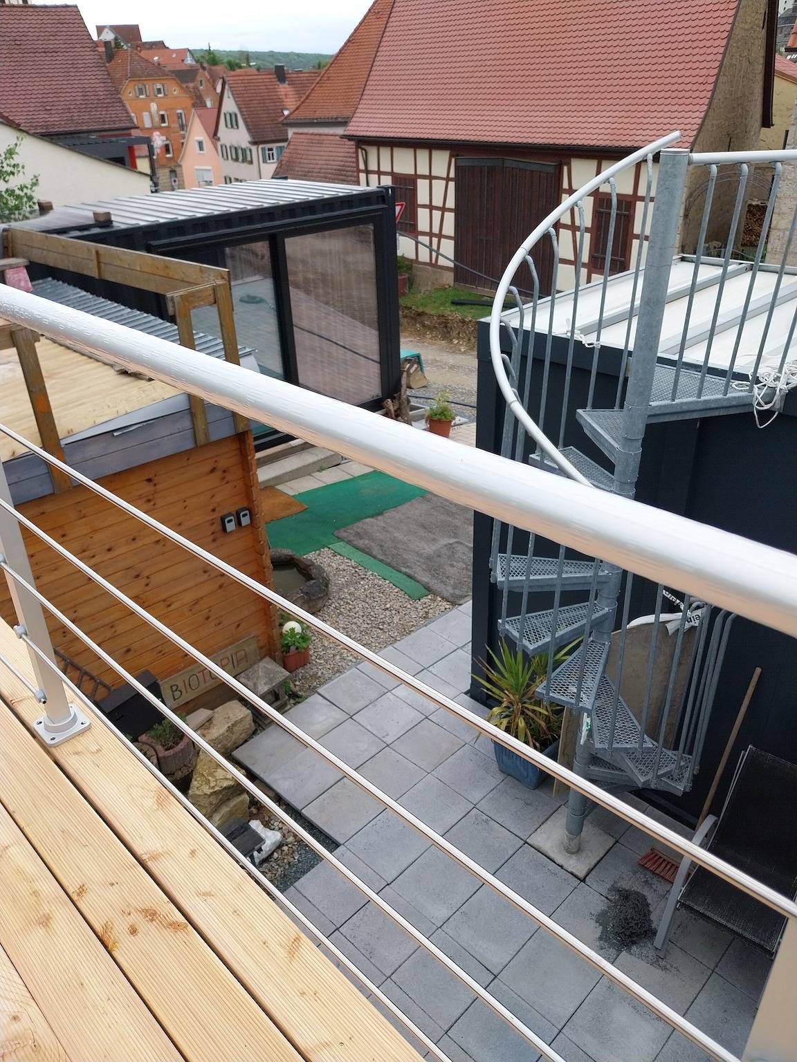 Ferienhaus 'Radapart am Herrgottsbach' mit Gemeinschaftsterrasse, Wlan und Klimaanlage in Creglingen, Taubertal