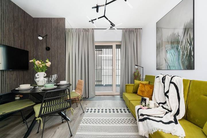 Loft dla 4 osób, z taras w Warszawa