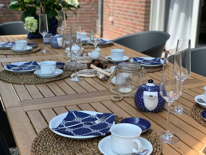 Ferienwohnung für 6 Personen, mit Terrasse und Garten sowie Sauna in Dornumersiel, Dornum