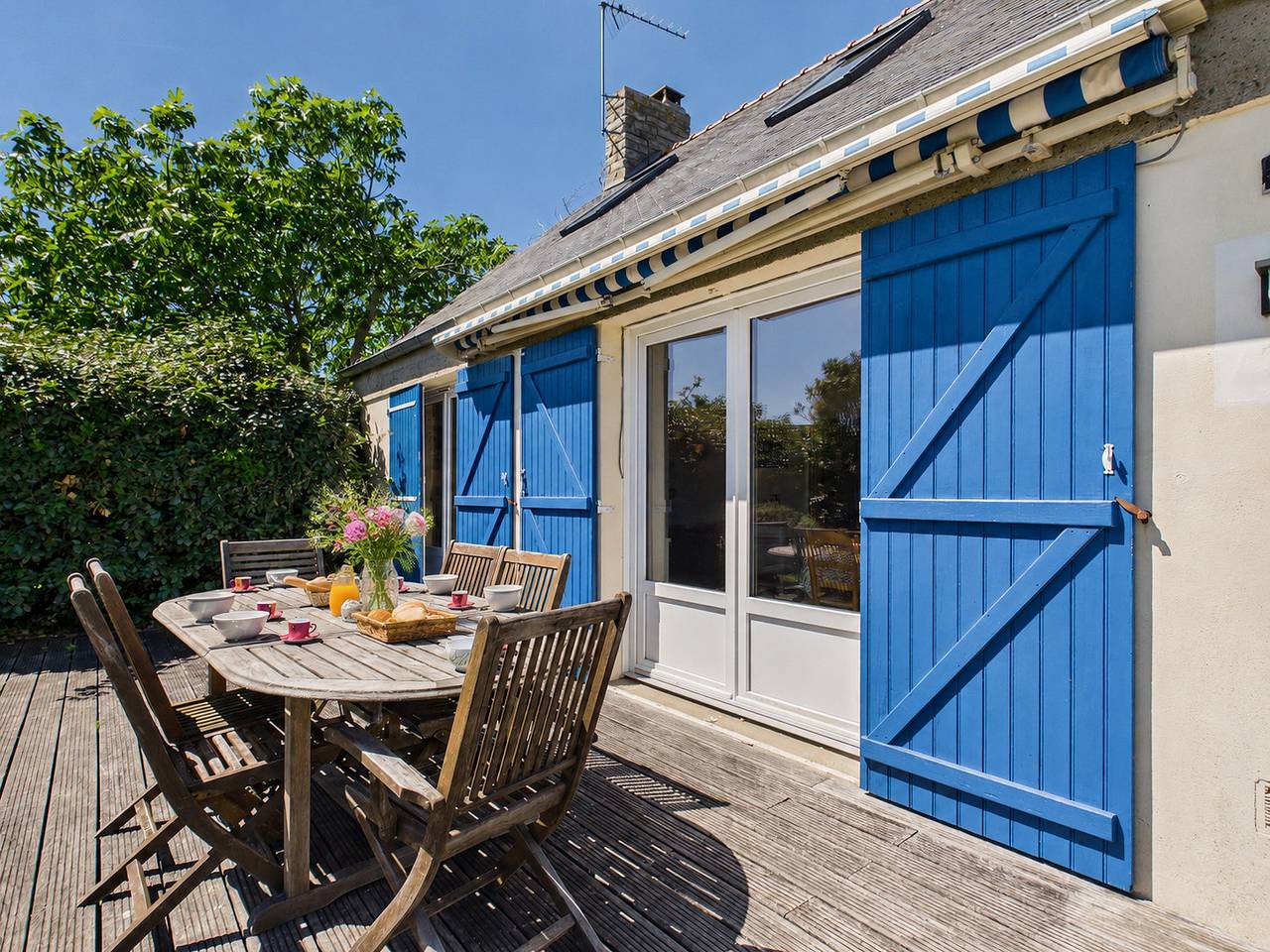 Haus für 10, 950m vom Strand in Kerjouanno, Arzon