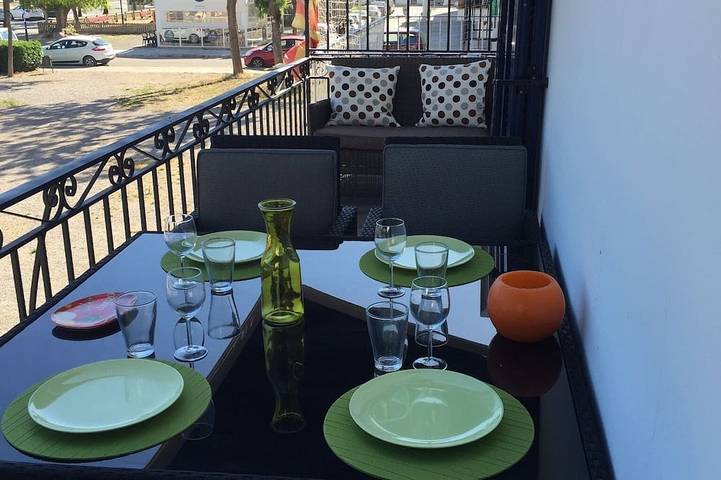 Ferienwohnung für 6 Personen, mit Balkon