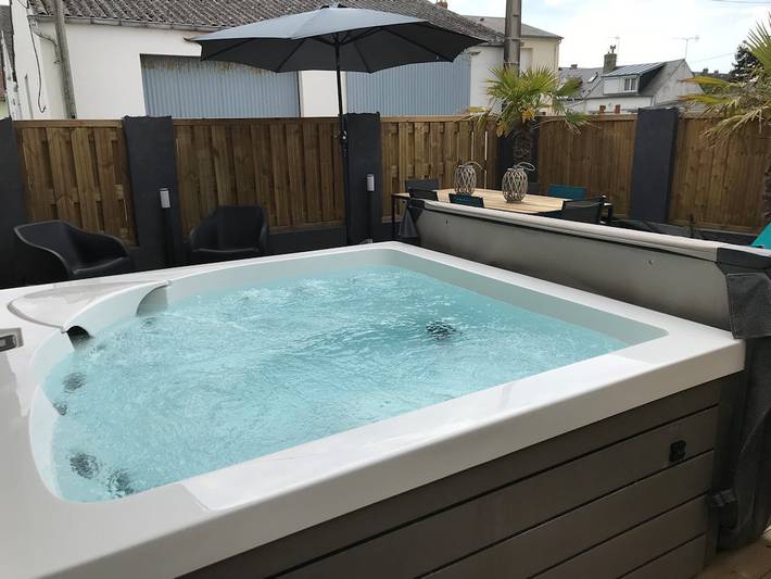 Gîte pour 5 personnes, avec Balcon ainsi que Jacuzzi et Terrasse à Cayeux-sur-Mer