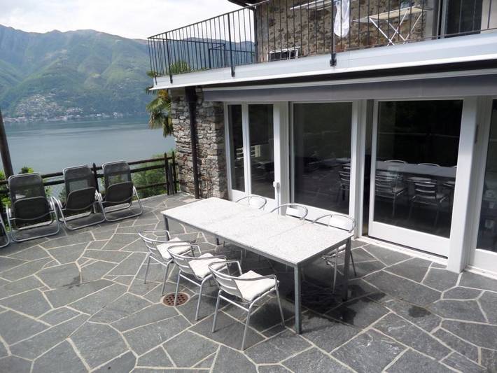 Ferienhaus für 6 Personen, mit Terrasse, mit Haustier in Gambarogno