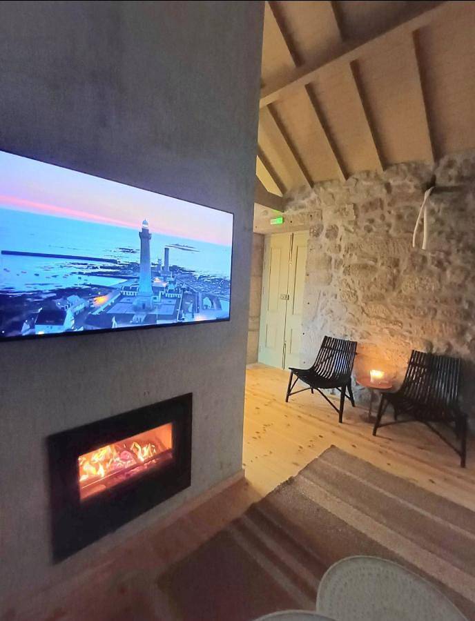 Apartamento estúdio para 4 pessoas, com piscina e jardim em Ribeira de Pena