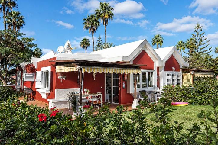 Ferienhaus für 4 Personen, mit Garten und Pool in Maspalomas