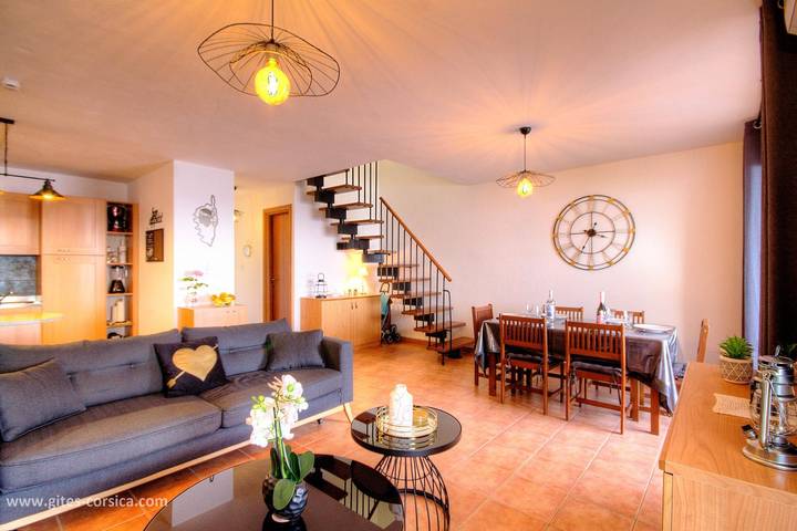 Gîte für 6 Personen, mit Garten und Pool sowie Terrasse auf Korsika - 4