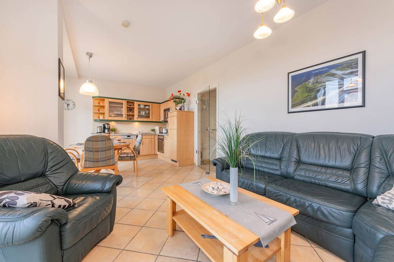 Appartement entier, Südwind 29 - zwei Schlafzimmer in bester Lage, Sauna, Schwimmbad und Balkon in Seebad Zempin, Zempin