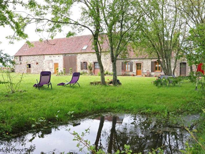 Location de vacances pour 6 personnes, avec terrasse et jardin à Bretoncelles