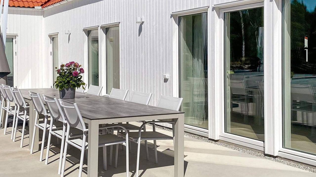 Feriehus for 12 personer med have in Tofta, Gotland