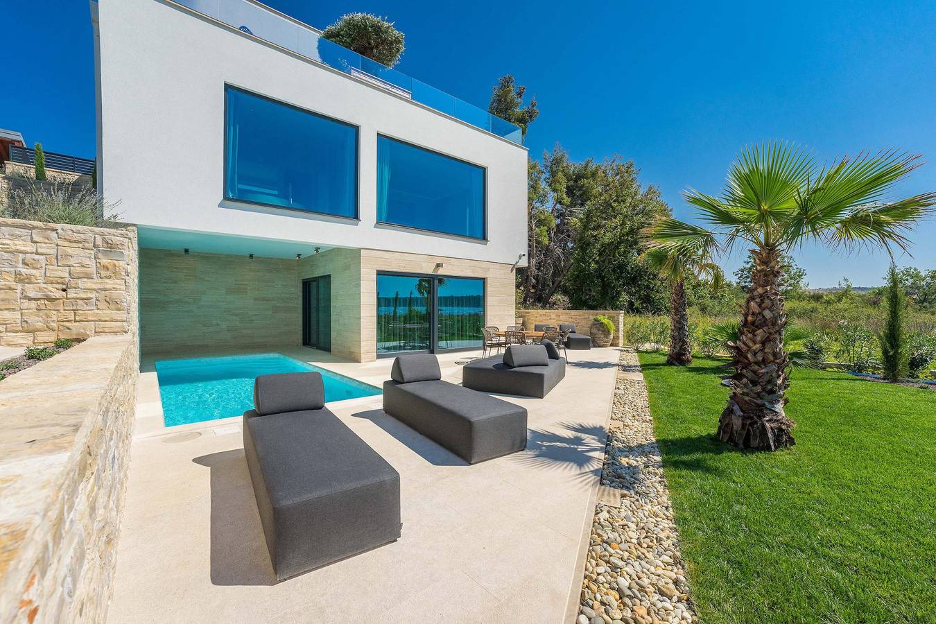 "Villa Ljubac Seaside" nearby Zadar - Crovillas in Ljubac, Zadar